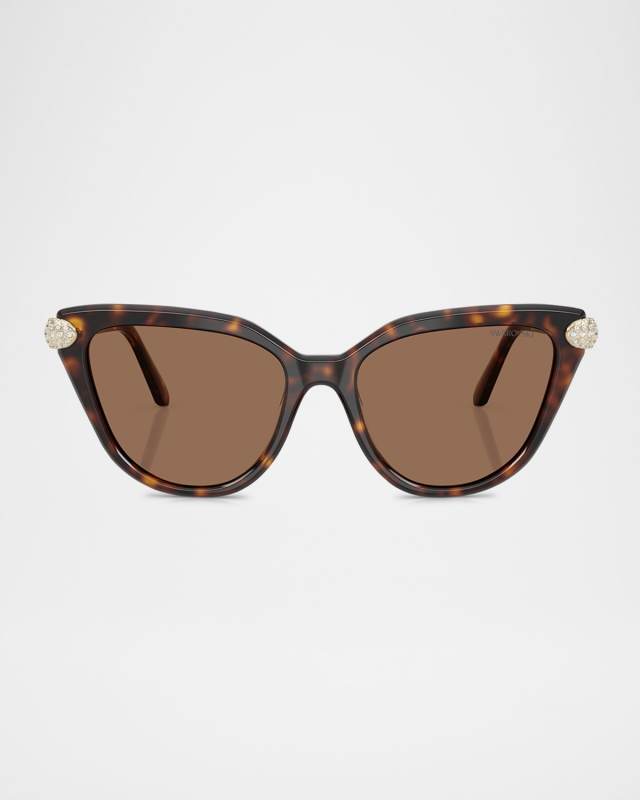 SK6038 Cat-Eye Embellished Sunglasses